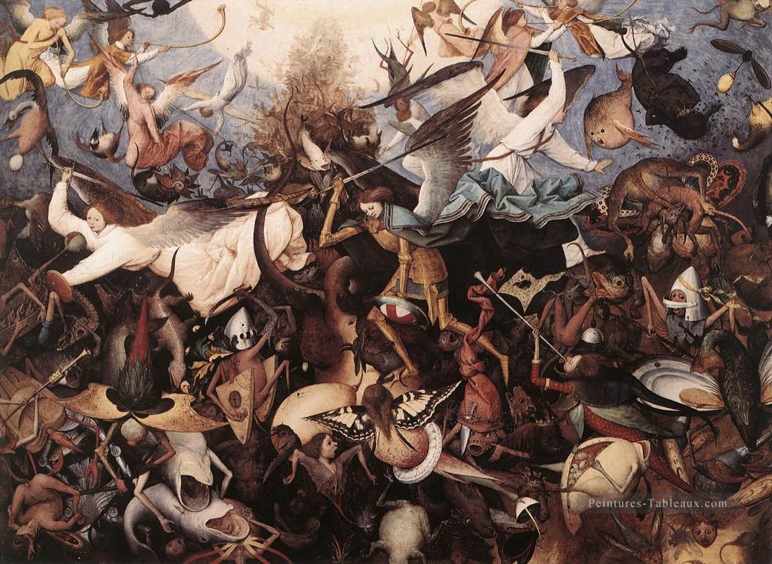 La chute des rebelles Angels flamand Renaissance paysan Pieter Bruegel the Elder Peintures à l'huile